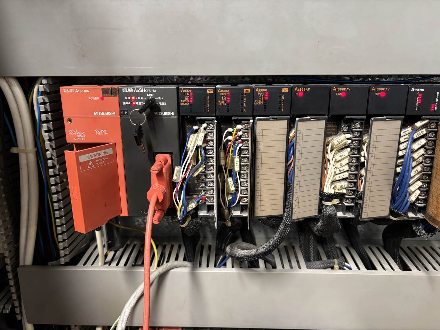naprawa sterownikow plc mitsubishi a1s cpu a1s61pn